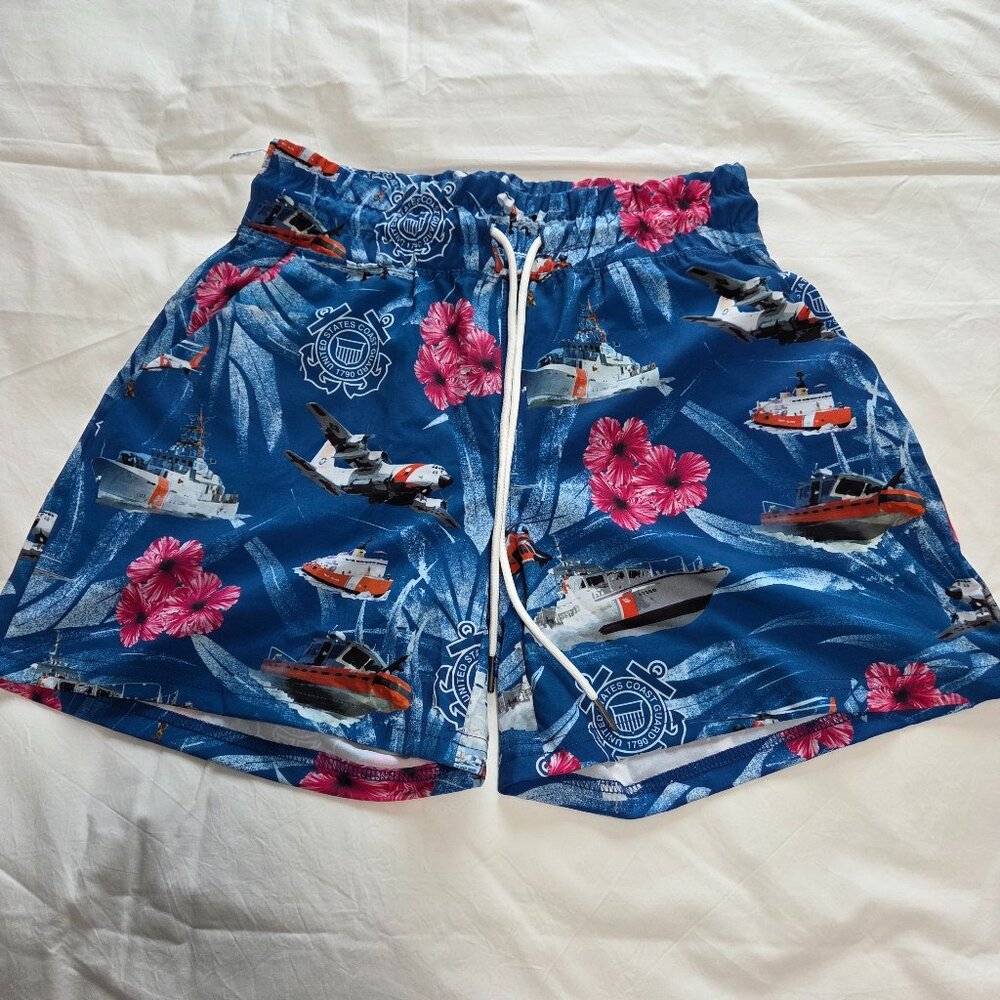 Tropical Coast Guard Board Shorts